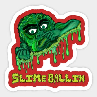 Slime Ballin Sticker